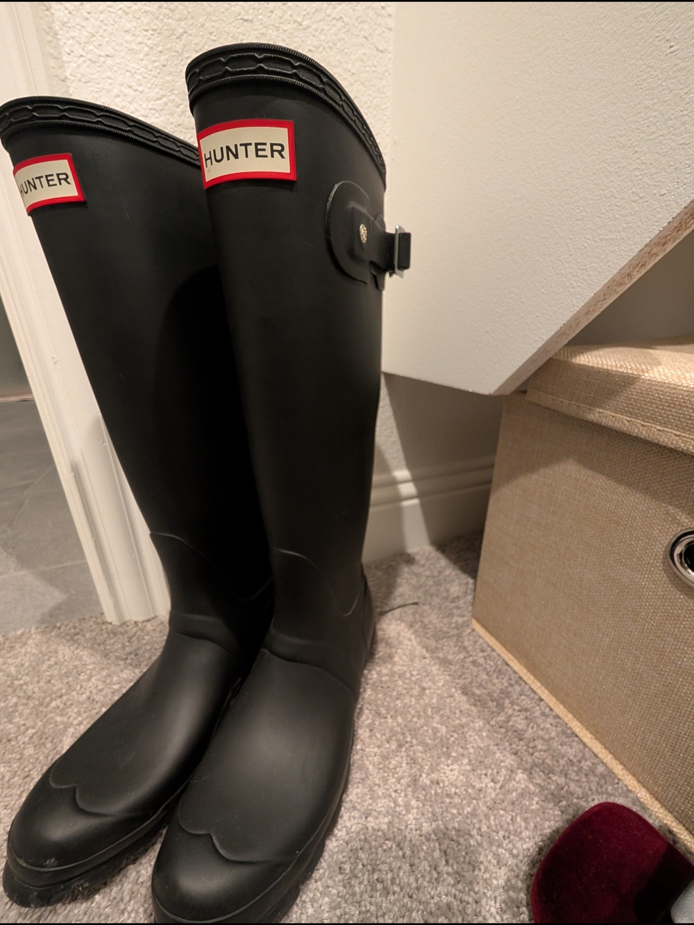 Women Hunter Black Tall Original Rain Boots